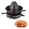 Image de Klarstein   Appareil À Raclette 1500w Pour 6 Personnes   Surface En Granit Naturel   Thermostat Réglable   Caquelons Antiadhésifs