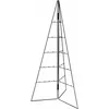 Image de Spetebo   Arbre Métallique Noir 100 Cm   Support Décoratif Pour Boules De Noël   33 Crochets   Design Moderne