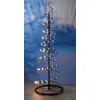 Image de 3.09 Sapin de Noël en métal avec 100 LED blanc chaud