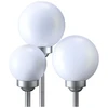 Image de Lot De 3 Boules Lumineuses Décoration Prise Solaire Led Ip44 Lampe Blanche 8h Extérieur