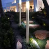 Image de Lampe D'Extérieur Lampadaire Lampe De Jardin Lampe À Colonne Éclairage D'Entrée Jardin, Ip44 Acier Inoxydable Argenté Opalin, 1x E27, Dxh 12,7x110 Cm, Set De 2