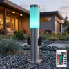 Image de Lampe Sur Pied À Changement De Couleur Rgb Led Allée De Jardin Éclairage Extérieur Variateur De 7 Watts