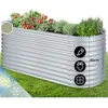 Image de Blumfeldt   Carré Potager Surélevé 200 X 80 X 100 Cm   Alliage Zinc-aluminium Résistant Aux Intempéries   Jardinage Sans Se Baisser   Extensible