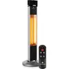 Image de Klarstein Chauffage Electrique à Infrarouge, Chauffage de Jardin de 2000W, Chauffage Interieur et Exterieur Terrasse, Efficacité Energétique IP34, Télécommande, Chauffage d'Appoint Econome Sans CO2