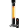 Image de Klarstein Chauffage Electrique À Infrarouge, Chauffage De Jardin De 2000w, Chauffage Interieur Et Exterieur Terrasse, Efficacité Energétique Ip34, Télécommande, Chauffage D'Appoint Econome Sans Co2