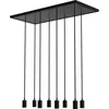 Image de Lampe Pendante Noire Madox 8 Lumières - Sg-70169