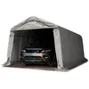 Image de Toolport - 3,3x6 M Carport, Garage - Hauteur D'Entrée 2,1m, Pvc 800n, Gris