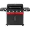 Image de Char-Broil Gas2Coal 2.0 4B Grill Chariot Charbon + gaz naturel Noir, Acier inoxydable, Rouge