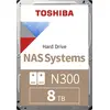 Image de Toshiba N300 NAS Hard Drive 8TB 512MB - Festplatte - Serial ATA (HDWG780EZSTA)