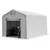 Image de Toolport - 3x6m Hangar Pvc 850 N, H. 3m Avec Porte Actionnée Par Traction