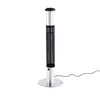 Image de Beliani - Chauffage D'Extérieur Electrique Long 38 X 38 X 110 Cm Halogène À Infrarouge 1500 W Avec Câble De 180 Cm