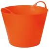 Image de EDUPLAY 160285 Bac 26 litres haut, Ø 39 x 30 cm, orange