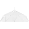 Image de BELIANI Suspension en métal blanc avec abat-jour semi-circulaire et design industriel triangulaire