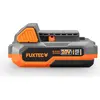 Image de Batterie FUXTEC 20V 2Ah E1B2AH, pour outils de jardin, 60 min de charge