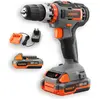 Image de FUXTEC Perceuse-visseuse à percussion sans fil 20V FX-E1SBS20 SET avec 2 x batterie 2Ah, 1 x chargeur 1A