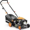 Image de FUXTEC Tondeuse à gazon à essence FX-RM4346ECO - 146cc | 43cm | 3,5PS tondeuse à moteur | 40L bac de ramassage| 25kg | 4 temps | éjection arrière |800ml capacité du réservoir |jusqu'à 400m²