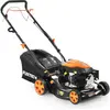 Image de FUXTEC Tondeuse à essence FX-RM4346 - 146cc | 43cm | 3,5PS motofaucheuse | avec traction | bac de ramassage de 40L| 25kg | 4 temps | éjection arrière |800ml |jusqu'à 400m²