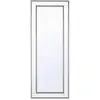Image de Beliani - Miroir Mural De Forme Rectangulaire 130 X 50 Cm Avec Cadre Fin En Métal Argenté Pour Hall D'Entrée Et Chambre Moderne