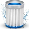 Image de tillvex Filtre de rechange pour aspirateur de piscine jusqu'à 25 m³ (25000 litres) | Cartouche filtrante pour aspirateur de fond de piscine électrique