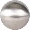 Image de Boule Décorative En Acier Inoxydable Brossé Mat - Taille : 20 Cm