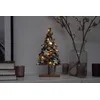 Image de Sapin de Noël LED en bois 37 cm au look naturel