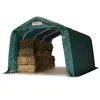 Image de Toolport - Abri Tunnel Robuste 3,3x4,8 M Étanche Bâche Pvc 800n, Vert