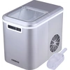 Image de Machine à glaçons Arebos Ice Cube Maker avec deux tailles de glaçons, fonctionnement silencieux, fonction d'auto-nettoyage et grand réservoir d'eau de 2,2 litres, couleur argent