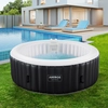 Image de AREBOS Whirlpool, gonflable, 6 pers., Ø 208 cm, 1000L, LED, 130 jets, couverture
