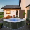 Image de AREBOS Spa Whirlpool 6 personnes | 185x185 cm, 130 jets, LED & Bubble Massage