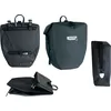 Image de Büchel Sacoche de porte-bagages 100% étanche Noir incl. système de fixation pour porte-bagages