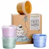 Image de Peinture aux doigts 4 couleurs cristal