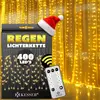 Image de Guirlande lumineuse LED KESSER® avec télécommande, 8 modes et minuterie, rideau lumineux à mini-LED
