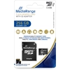 Image de MediaRange Carte SD MicroSD 256GB UHS-1 Cl.10 avec adaptateur