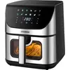 Image de Steinborg Friteuse à air chaud 8 litres 4 en 1 Mini four Griller Cuire Déshydrater Friture Friteuse à air chaud sans huile Air Fryer Four à air chaud Gril à air chaud Friteuse Déshydrateur Frites