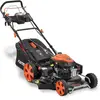Image de FUXTEC Tondeuse à essence 4 en 1 FX-RM5396es-PRO - 196cc | 53cm | 42Kg | Démarrage électrique | Autopropulsion | 70L | Fonction mulching | 4-Tackt | Ejection latérale