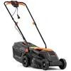 Image de FUXTEC Tondeuse à gazon électrique avec câble FX-RME33 - 9Kg | Largeur de coupe de 330mm | Bac de ramassage 30L | Puissance de 1200Watt | Entraînement par 220V