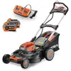 Image de FUXTEC Tondeuse à gazon sans fil 40V FX-E2RM51SET - Largeur de coupe 51cm | 37,8Kg | 2x20V | Démarrage électrique | Bac de ramassage 50L | Hauteur de coupe 3-9cm | Temps de charge 120min