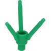 Image de LEGO® Base de fleur Plante Fleur Tige de fleur avec pic avec 3 tiges Vert - 3741 NOUVEAU ! Quantité 100x