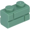 Image de LEGO® 1x2 Briques de construction vert sable - 98283 NOUVEAU Quantité 50x