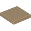 Image de LEGO® 2x2 Carreaux beige foncé - 3068b NOUVEAU ! Quantité 50x