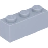 Image de LEGO® Briques 1x3 Gris clair - 3623 NOUVEAU Quantité 100x