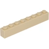Image de LEGO® 1x8 briques beige clair - 3008 NOUVEAU Quantité 25x