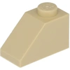 Image de LEGO® 2x1 Briques de toit obliques Beige clair pour toit - 3040 NOUVEAU ! Quantité 500x