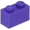Image de LEGO® 1x2 briques Lila - 3004 NOUVEAU Quantité 250x