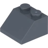 Image de 25 briques inclinées 2x2 à 45°, gris foncé