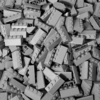 Image de LEGO® 2x4 Tuiles Gris clair pour toit - 3037 NOUVEAU ! Quantité 50x