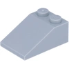 Image de LEGO® 3x2 Tuiles Gris clair pour toit - 3298 NOUVEAU ! Quantité 50x