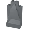 Image de LEGO® 2x4x6 Plaque de roche Montagne Gris clair - 47847 NOUVEAU ! Quantité 50x