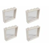 Image de LEGO® City 4 fenêtres Blanc avec vitres transparentes à basculer NOUVEAU ! Quantité 4x