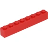 Image de LEGO® 1x8 briques rouge - 3008 NOUVEAU ! Quantité 100x
